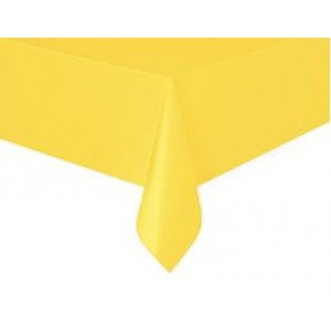 SARI PLASTİK  MASA ÖRTÜSÜ